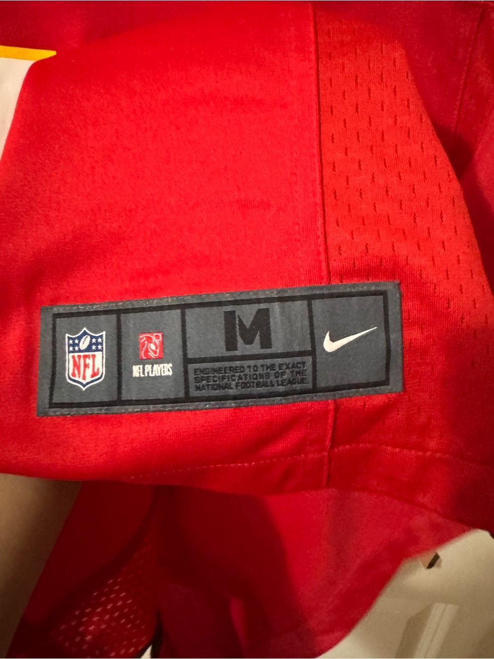 Nike Kansas City Chiefs #15 Red Football Jersey size M - Picture 4 of 5